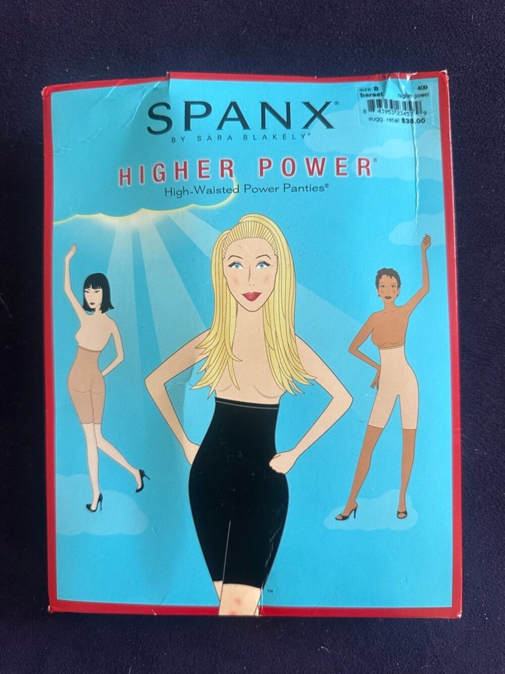 Spanx Higher Power High-Waisted Power Panties Size B  Color: Barest